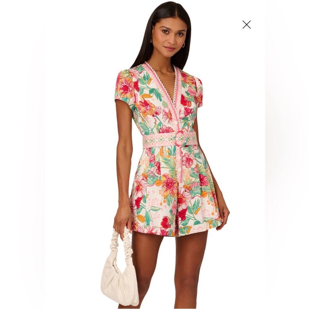 Floral V-Neck Dress